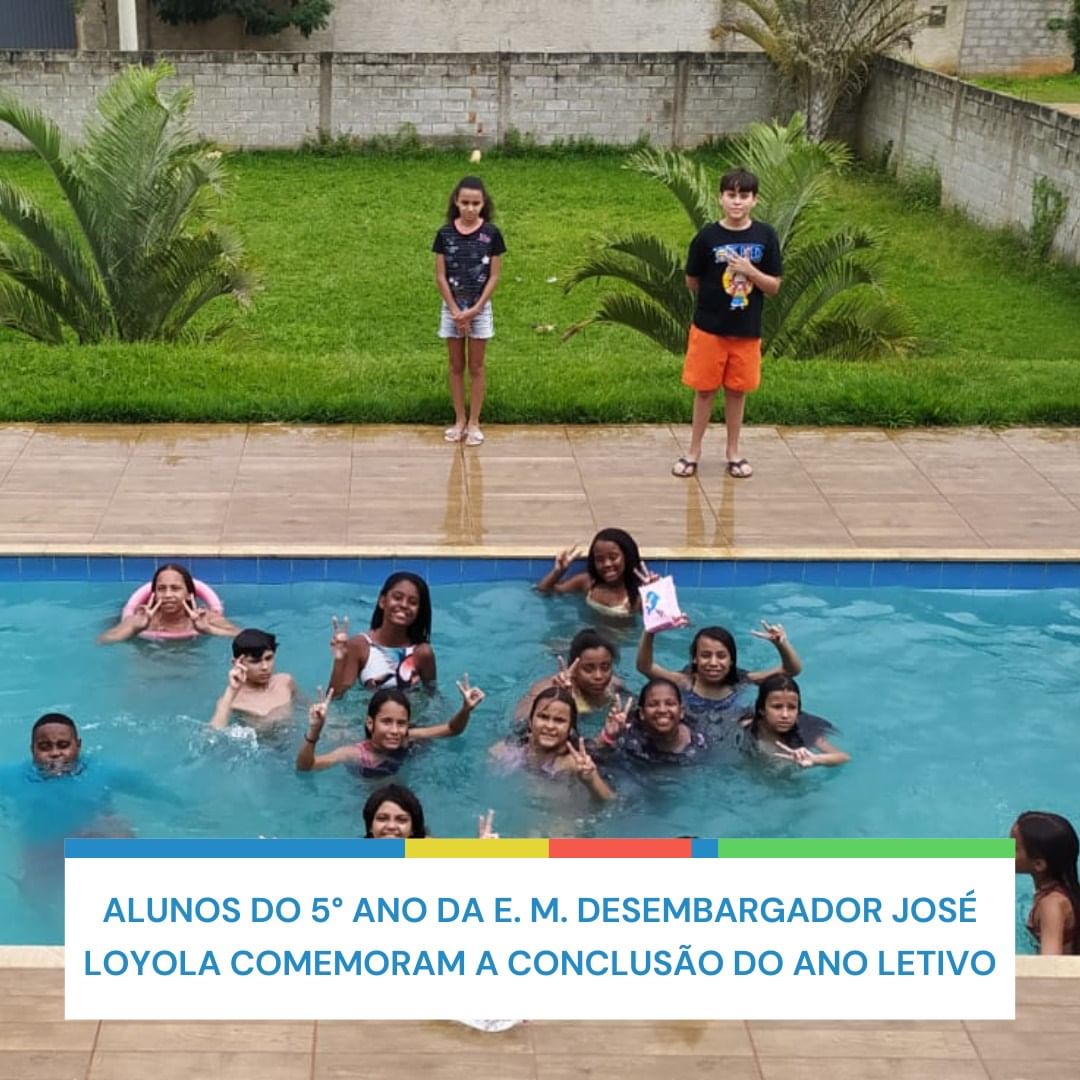 5º Ano da Escola Municipal Desembargador José Loyola comemora conclusão do ano letivo