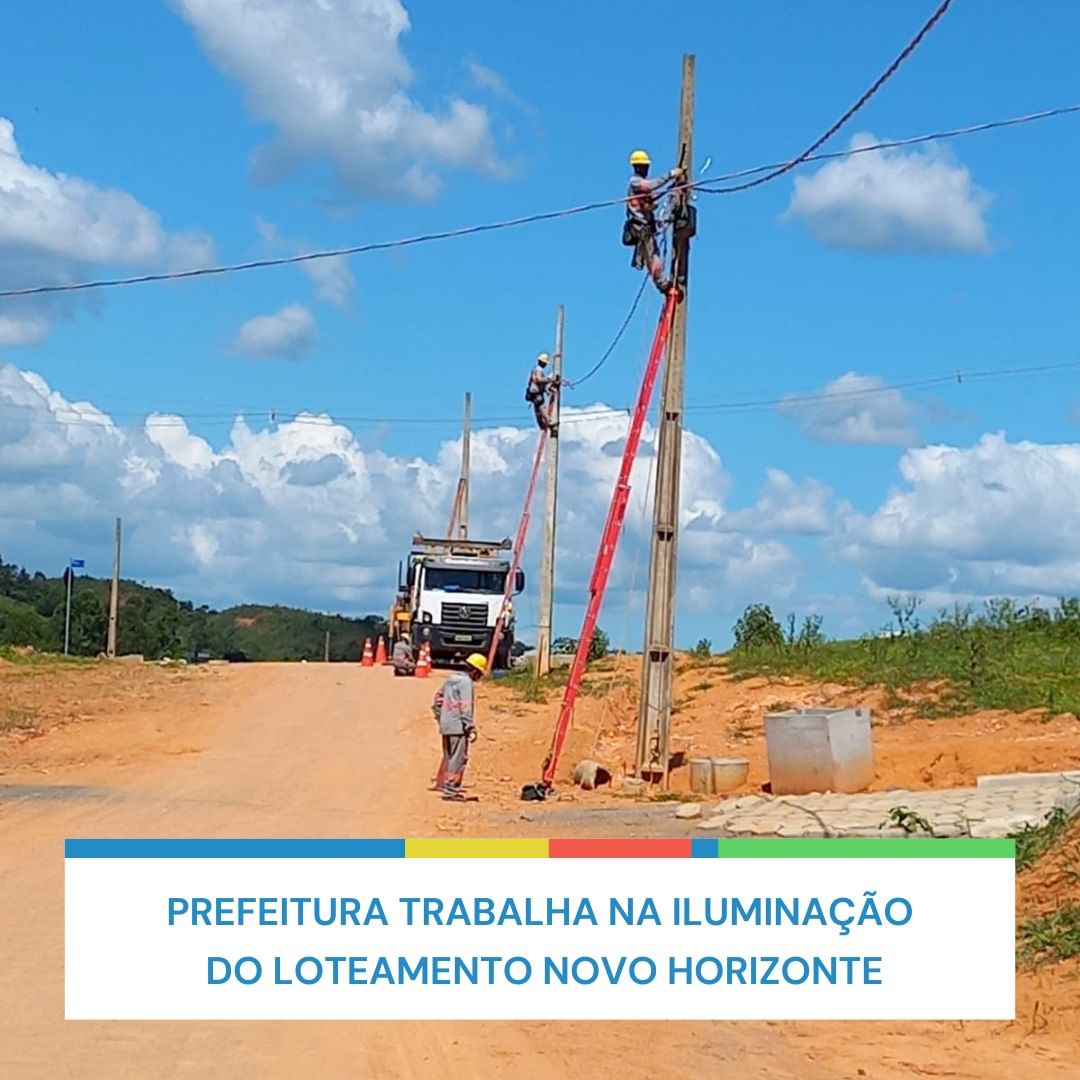  Loteamento Novo Horizonte iluminado!