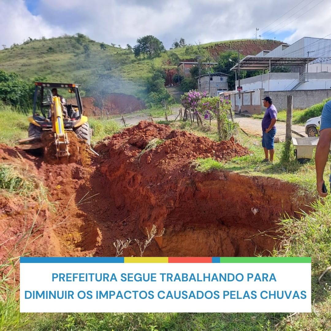 Prefeitura trabalha para diminuir os impactos causados pelas chuvas
