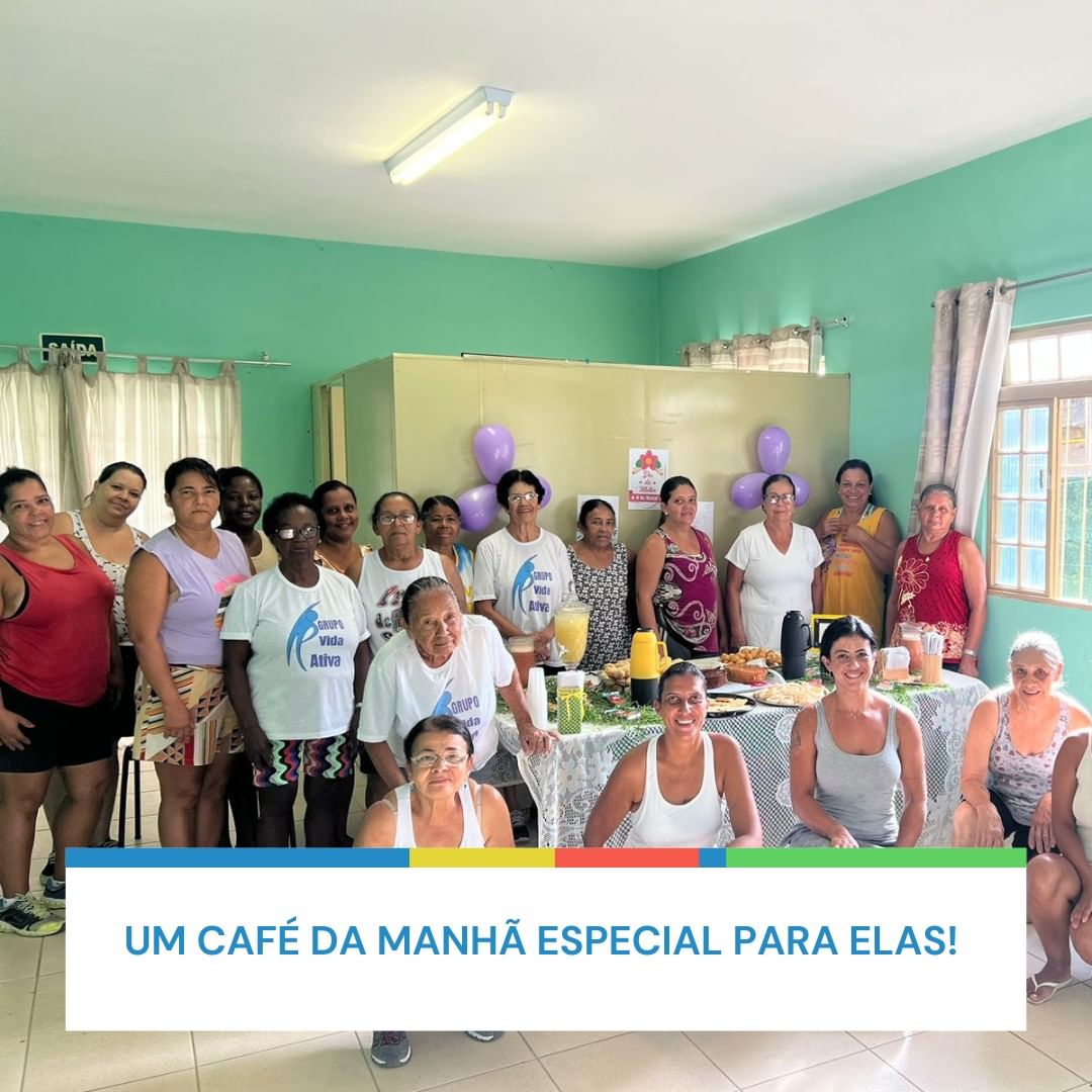 Um café da manhã especial para elas!
