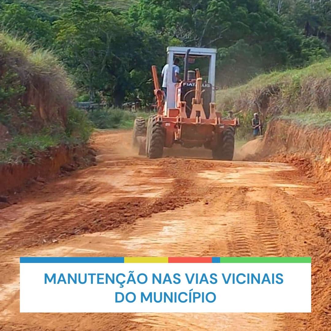 Manutenção das vias vicinais do município