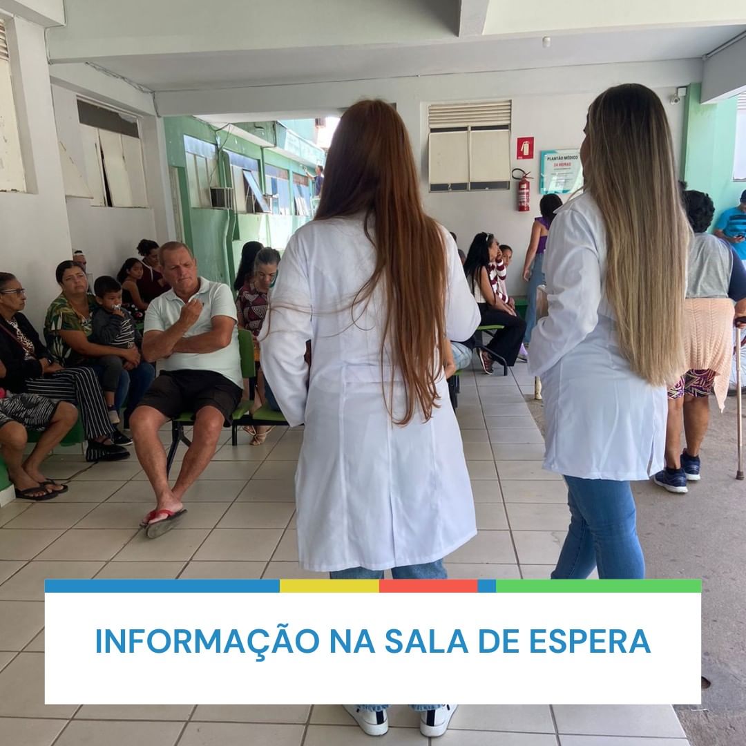 Informação na sala de espera