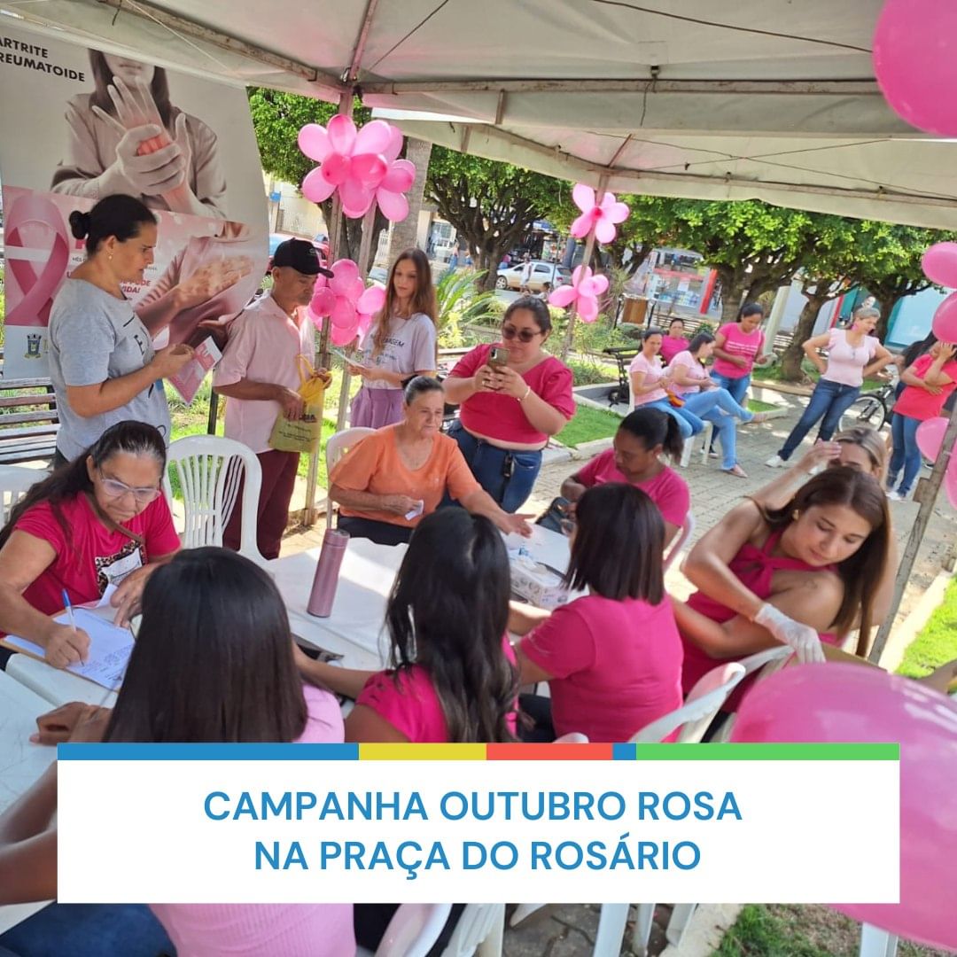 Campanha Outubro Rosa na Praça do Rosário