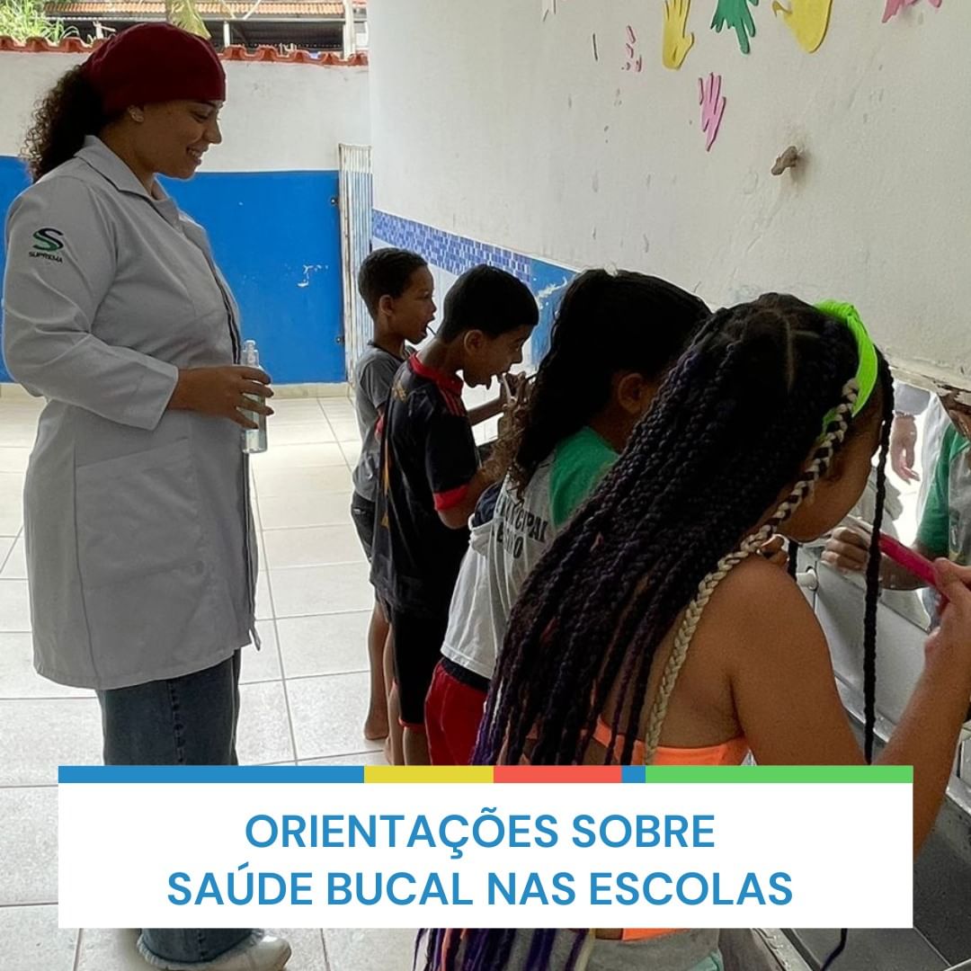 Orientações sobre saúde bucal nas Escolas