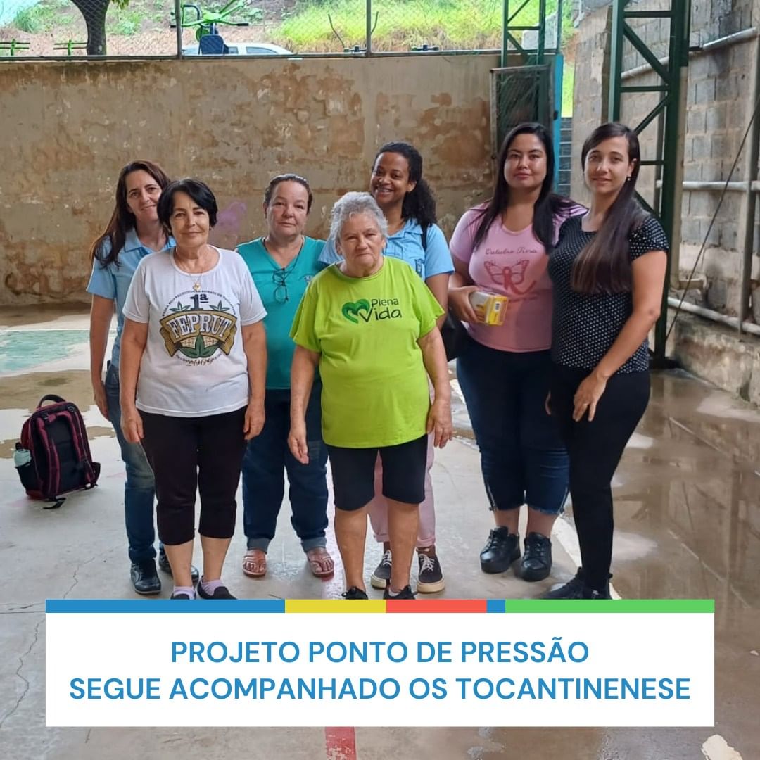 Projeto Ponto de Pressão segue acompanhando os Tocantinenses