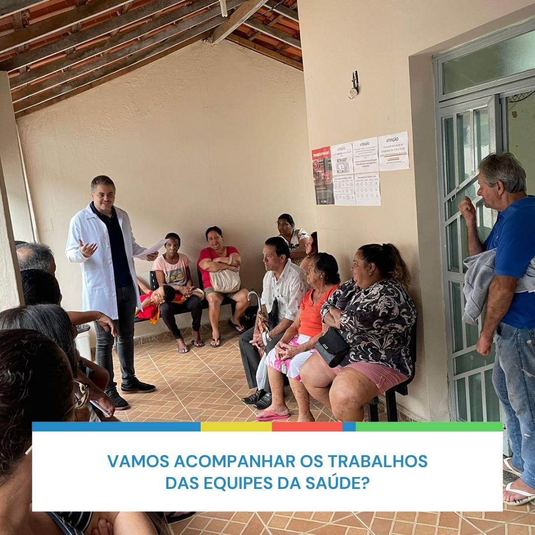 Vamos acompanhar os trabalhos das equipes da saúde?
