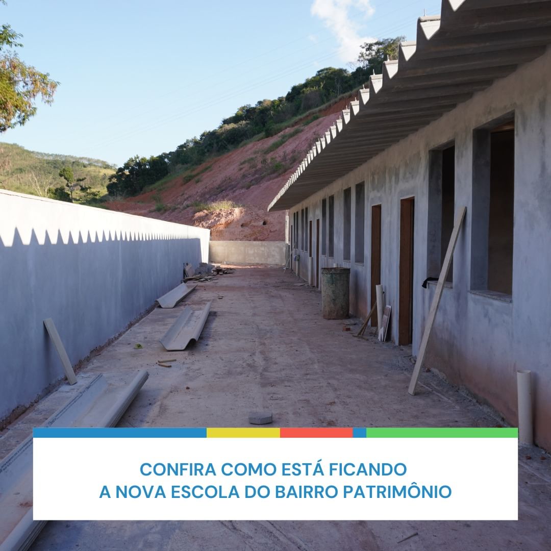 Confira como está ficando a nova Escola do Patrimônio 