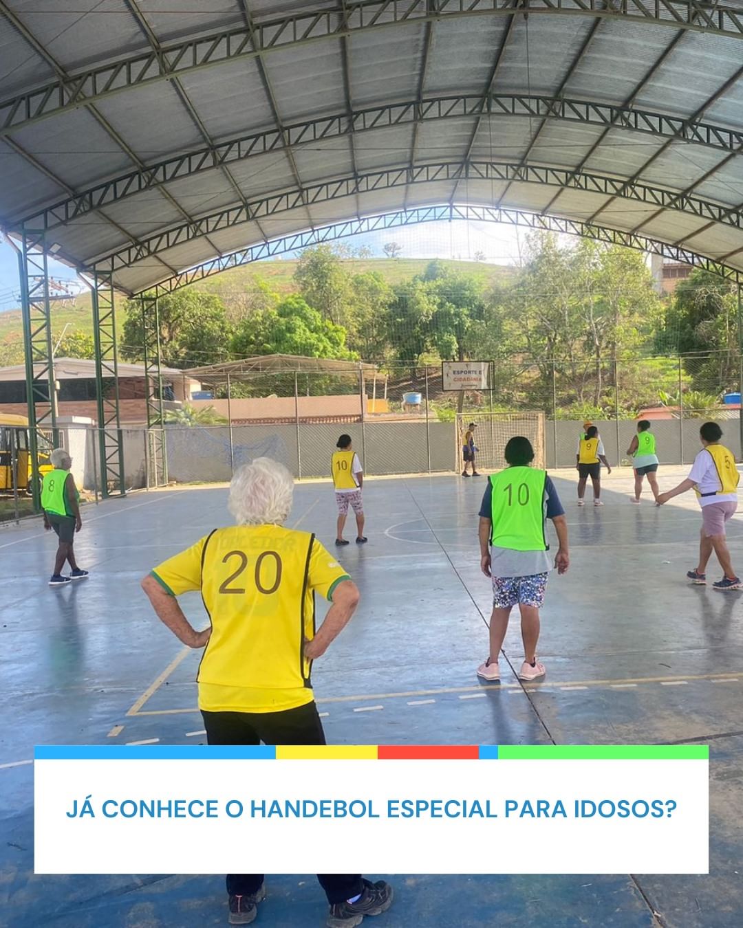Já conhece o handebol especial para idosos?